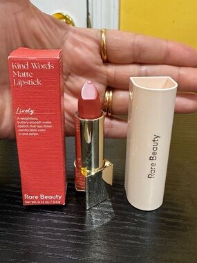 Rare Beauty Kind Words Matte Lipstick shade Lively. Brand new in the box